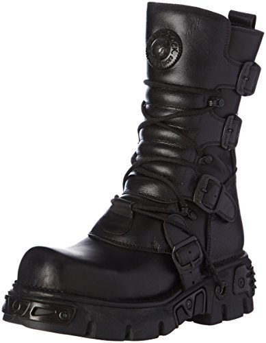 New Rock M 373 S18, Stivali da Motociclista Unisex-Adulto, Nero, 42 EU