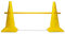 SPORTIKEL24 Kegel-Hürde 50 mit 100 cm Stangen – Gelb – Steckhürden für Agility, Kinder & Teamsport – Parcours-Training mit ø 25 mm Stangen