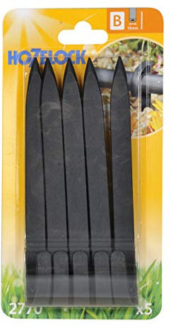 Hozelock HOZ2770 Stake, 13 mm - Pack of 5, Black
