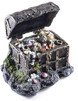 CLASSIC Schatztruhe, 12,7 cm, Aquarium-Dekoration