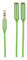 Aiino AIC-IP-FLUSB-GLG - Cable USB a Apple 30-pin (1 m), color verde