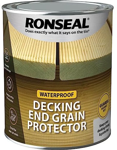 Ronseal RSLEGP750 Protector 750ml Decking End Grain Preserve Green, 750 ml