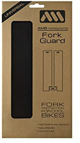 Paraforcella ad Alto Impatto - Protegge la Forcella della Tua Bici da Graffi e ammaccature, Nero/Argento