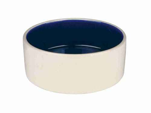 TRIXIE Keramikschale, 1 l, cream/blue