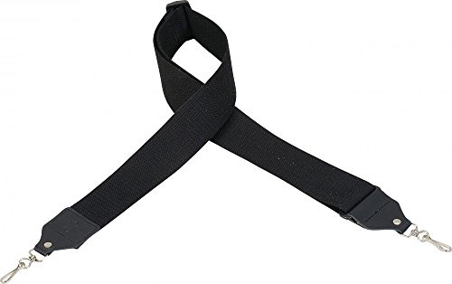 Levy's Leathers 2 Cotton Banjo Strap with Metal truss-rod Clips and Tri-glide Adjustment. Adjustable to 60, Black (MC10-BLK)