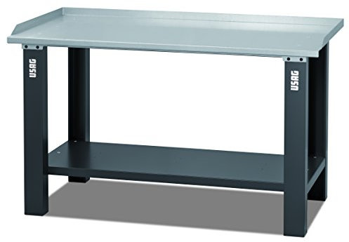 USAG 506 A2 Banco da lavoro con piano in acciaio (L: 1000mm)