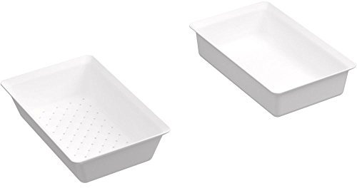KOHLER K-5544-0 Prolific Colander and Washbin, White