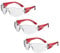 voltX 3 x GRAFTER’ Bifocal Lightweight Industrial Reading Safety Glasses, UKCA & CE EN166f Certified/Cycling Safety Glasses (Clear Lens +2.0) + UV400 anti fog coated lens