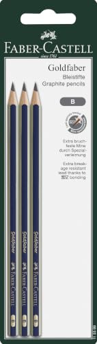 FABER-CASTELL 115599 - Bleistift Dessin B, 3 Stück