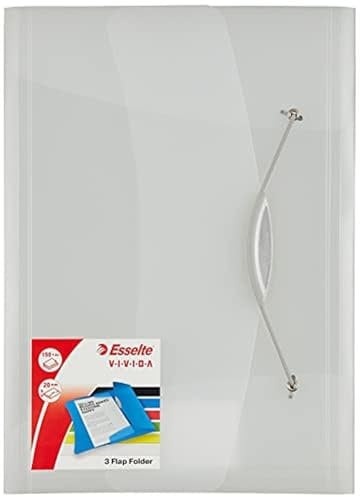 Esselte 624044 VIVIDA Dokumentenmappe (A4, PP) weiß