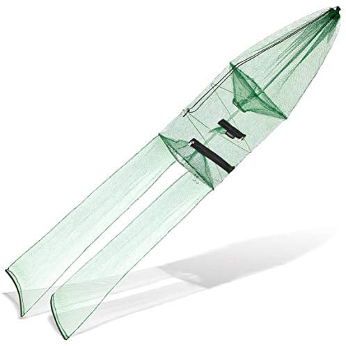 Köder Fischreuse Aalreuse Krebsreuse mit Futterbeutel und Einflugschneise