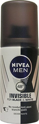 24 x Nivea Mini-Größe Herren Deo Spray Invisible Black & White 35 ml