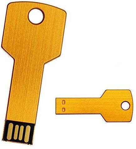10 unidades 8GB USB flash drive con forma de llave, metal, Metal, impermeable), diseño con forma de llave memory stick usb 2.0 (8.0 GB)