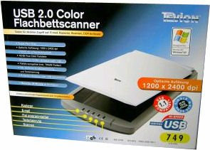 TEVION USB 2.0 Color Flachbettscanner MD 6190