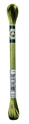 Dmc Satin Floss 8.7Yd-Ultra Light Avocado Green
