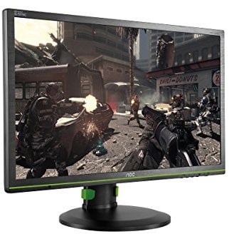 AOC 24 inch G-SYNC 144 Hz LED Gaming Monitor, 1 ms Response Time, Height Adjust, Display Port, 4 x USB Ports, Vesa G2460PG