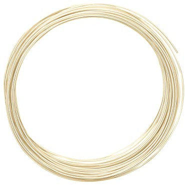 Vaessen Creative Filo di Ferro Modellabile da 10 m x 1 mm Pearl (Oro) – Filo Flessibile per Creazioni Floreali, Realizzazione di Gioielli e Modellismo