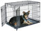 New World Newly Enhanced Double Door 91.44 cm (36-Inch) Dog Crate for Small Dog Breeds; Includes Leak-Proof Pan, Floor Protecting Feet, & New Patented Features; B36DD