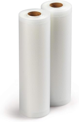 DOMO DO327L-ROL22 Vakuumierfolie Rolle 22 cm x 6 m – Zuschneidbar – Passend für DOMO DO327L / DO331L / DO336L – Luftdicht & reißfest – Für Gefrierschrank & Sous-Vide
