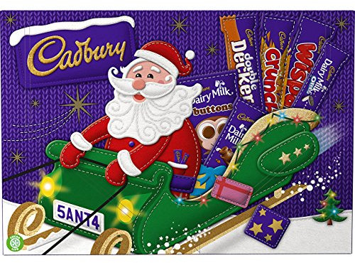 Cadbury Medium Weihnachtsmann Auswahl Box (Schachtel mit 8)
