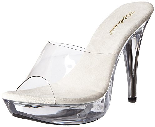 Fabulicious Damen COCKTAIL-501 Offene Sandalen, Transparent (CLR/CLR)
