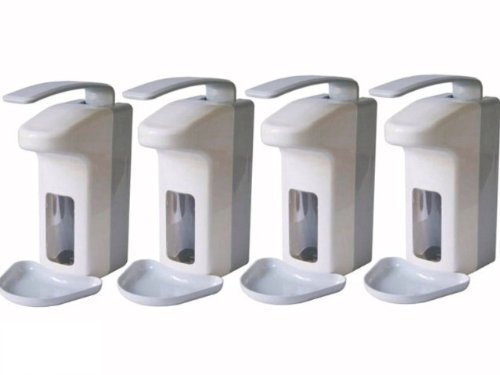 4 Wandspender für 500 ml Flaschen Seifenspender Spender Desinfektionsspender (4 Stück)