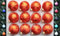 Jack 12x Glas Eislack Christbaumkugeln 6cm Thüringer Weihnachtskugeln Kugeln, Farbe:Orange Rost Eislack