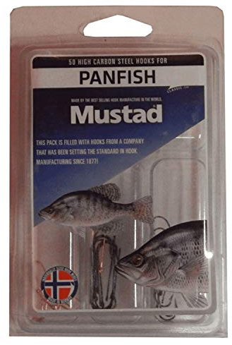 Mustad Sortiert Pfanne Angeln Haken Zubereitung der Fische Kit (50 Stück)