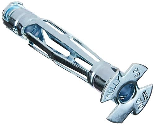 Molly M101025-XJ Multi Chevilles métal avec vis agglo, Gris, Set de 25 Pièces