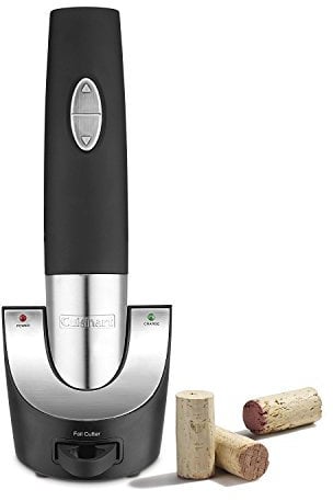 Cuisinart Vacuum Sealer Cordless Wine Opener, One Size, Black