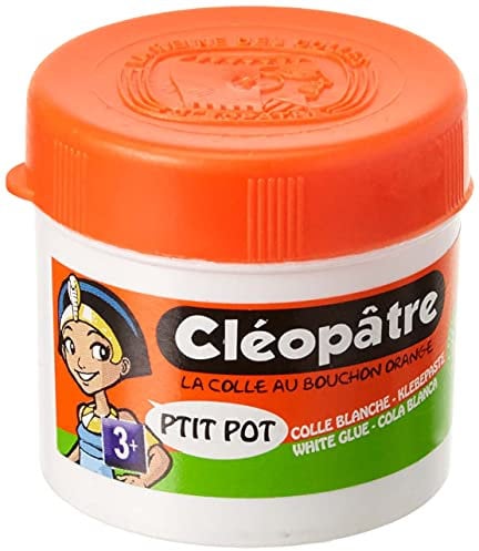 Cléopâtre - CB100 - Colle Végétale - P'tit Pot - Pot Colle blanche - 85 g