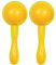 A-Star Plastic Maracas Yellow Pair - 16cm Shaker Rattle, Percussion Rhythm Instrument