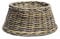 Longacres Rattan-Weihnachtsbaum-Rock, Natur, 60 cm (Boden), 50 cm (Oben), Braun, Geometrisch