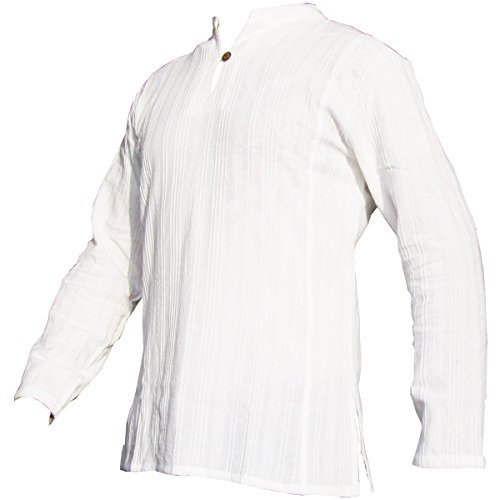 PANASIAM Shirt Ben, White, XL, Longsleeve