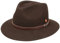 Mayser Mathis Trekkinghut Traveller Wollfilzhut Ledergarnitur Made in EU Damen Herren Sommer Winter braun 56 cm