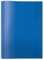 HERMA 7493 Heftumschlag A4 Transparent Blau, Hefthülle aus strapazierfähiger & abwischbarer Polypropylen-Folie, durchsichtige Heftschoner für Schulhefte, farbig