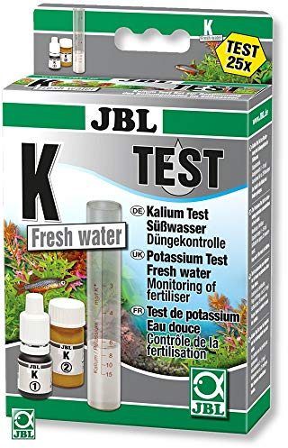 JBL 2541100 Schnelltest zur Bestimmung, Kaliumgehalts in Süßwasser Aquarien, K Kalium Test-Set