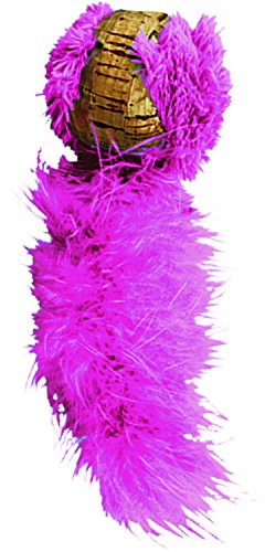 KONG – Cat Active Cork Ball – Katzenspielzeug mit Federn – Farbvar.