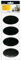 Securit CS-OVAL-8-8 Ovaler Tafelaufkleber, 8,5 x 5 cm, Schwarz, 8 Stück, mehrfarbig, 1 x 10,5 x 32 cm