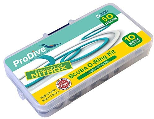 ProDive good to have on hand Tauchen Viton O-Ring Kit 10 Größen 50 PCS Full Set O-Ringe