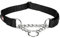 TRIXIE Premium Zug-Stopp Halsband Größe L–XL: Halsumfang 45–70 cm/25 mm in schwarz - stufenlos verstellbares Hundehalsband für große bis sehr große Hunde, einfacher Verschluss, 202901