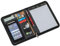 creativgravur Astuccio A5 in pelle, Moderno, Nero, 24 x 19 x 2.5 cm, A5