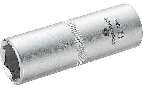 TOOLCRAFT Steckschluessel-Einsatz 6,3mm (1/4) 816101 Schluesselweite 12mm, 3 Stück