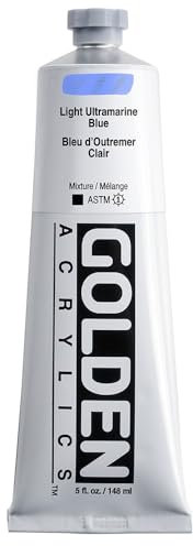 Golden : Heavy Body Acrylic Paint : 150ml : Light Ultramarine Blue