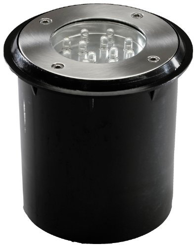 Konstsmide Bodeneinbaustrahler-Set 3-teilig / 2 Spots / 1 Trafo mit Verbindungskabel / 2 x 12 LEDs 7601-000