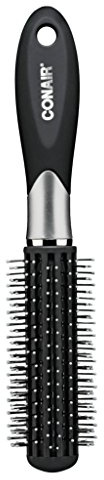 Conair Velvet Touch Full Round Nylon Brush - Color May Vary