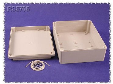 Hammond ABS Gehäuse RS Außenmaß 254 x 204 x 90mm