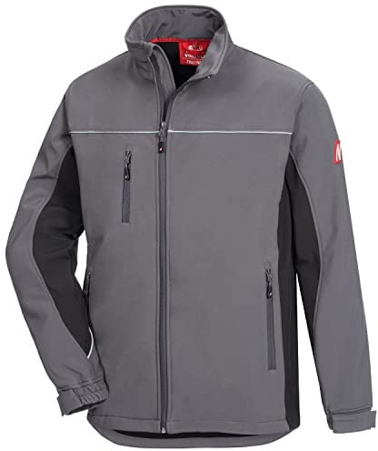 Nitras 433.06 Softshelljacke Falcon Größe XXL, grau/schwarz