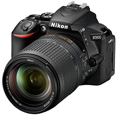 Nikon D5600 DSLR Camera Kit [with AF-S 18-140 VR Lens] Wi-Fi and NFC Enabled, International Version - Black