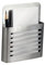 iDesign Forma Magnetischer Stiftehalter, moderner Schreibtisch-Organizer für Küche, Spind, Zuhause oder Büro, ca. 5,5 x 10 x 16 cm, Edelstahl